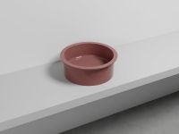 Cielo Catino 65 раковина  450х160 мм, накладная, круглая, без отверстий для смесителя, без перелива схема 13