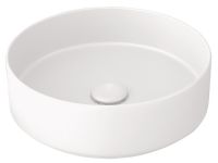 Cielo Shui Comfort раковина 440х430х130 мм, накладная/подвесная, без отверстия для смесителя, без перелива схема 1