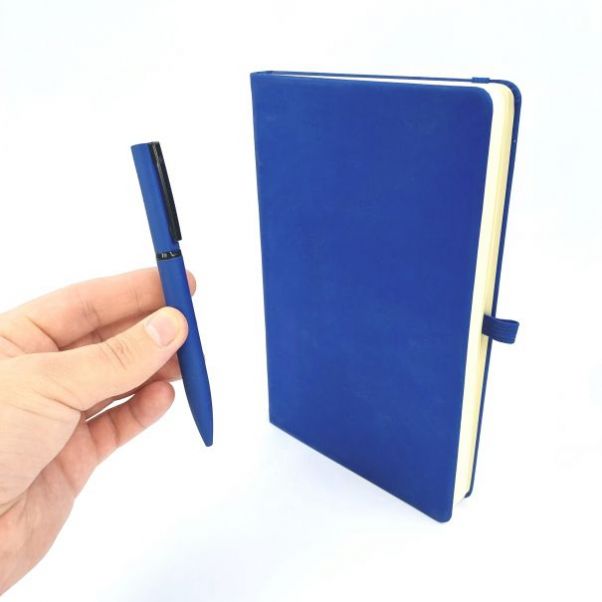 Синие ручки Mirror Black