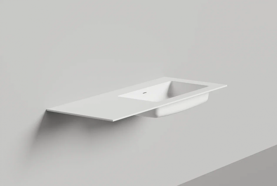 Подвесная раковина Salini Onda Plus без отверстий под смеситель и с донным клапаном 72x34 14022031M ФОТО