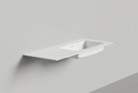 Подвесная раковина Salini Onda Plus без отверстий под смеситель и с донным клапаном 72x34 14022031M схема 4