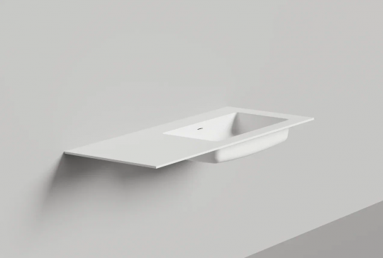 Подвесная раковина Salini Onda Plus без отверстий под смеситель и с донным клапаном 72x34 14022031M схема 4