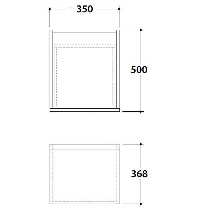 Тумба с выдвижными ящиками Globo Linea LB3635D 35x50x36,8 ФОТО