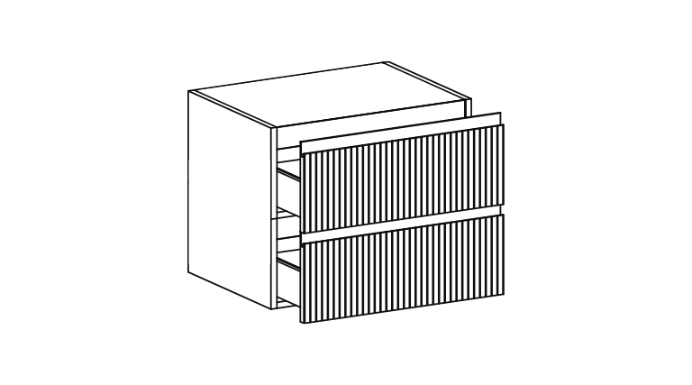 Изображение Тумба подвесная в ванную комнату Globo Linea LB4950D 50x50x49