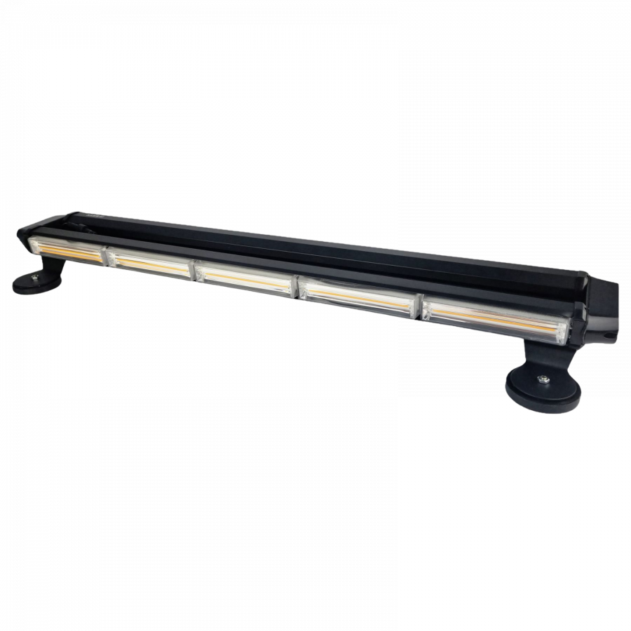 Четырехсторонняя проблесковая оранжевая люстра COB 80 см 12-24 вольт ip67