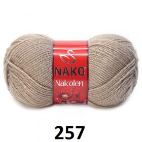 фото Пряжа Nako NAKOLEN 257 кофе с молоком