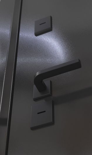 Входная дверь с терморазрывом Бункер BN 10 Тепло Плюс - 13 Белый софт