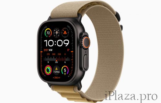 Apple Watch Ultra 2 49 мм, корпус из черного титана, ремешок Alpine