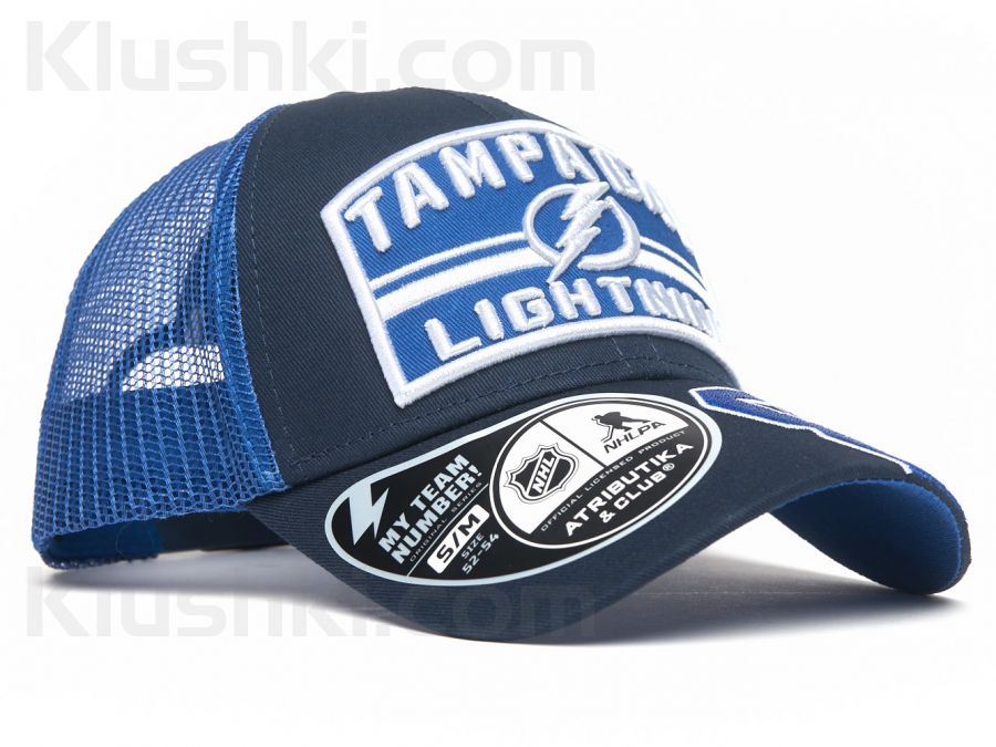 Кепка Tampa Bay Lightning №86, син.-голуб., 52-54 (ТМ ATRIBUTIKA&CLUB), Арт.31579