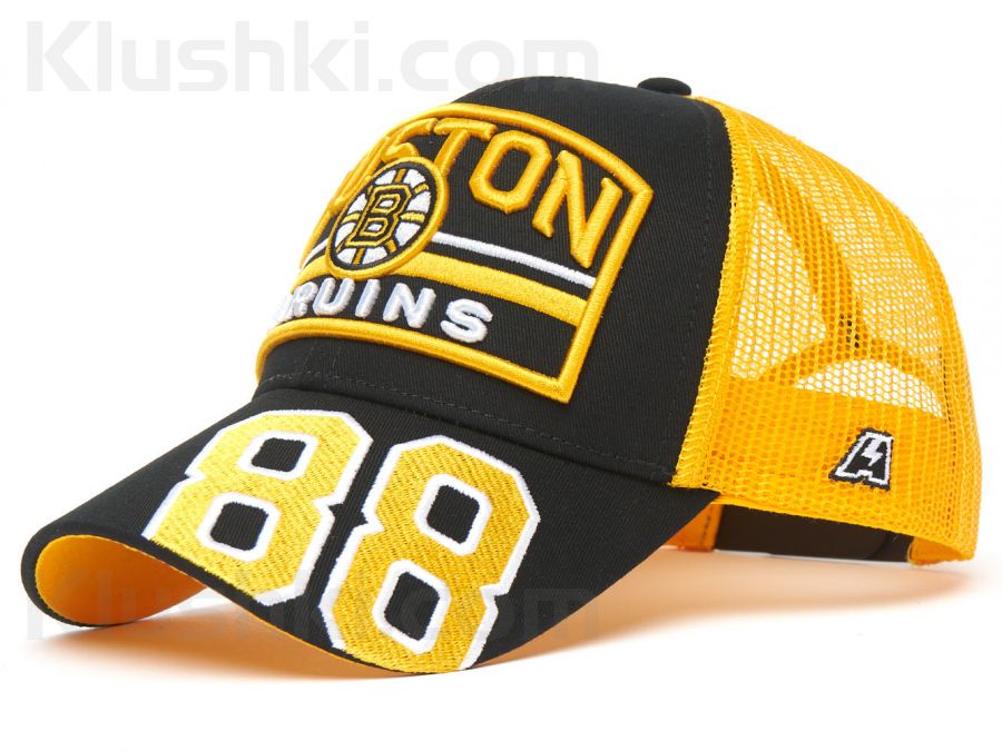 Кепка Boston Bruins №88, черн.-желт., 55-58 (ТМ ATRIBUTIKA&CLUB), Арт.31444