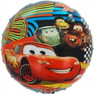 Шар круг 46 см Тачки