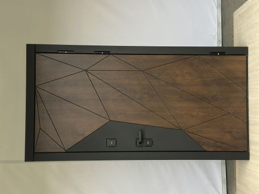 Входная дверь Termo-door Премиум винорит Геометрия Дуб с терморазрывом - Гранд Дуб