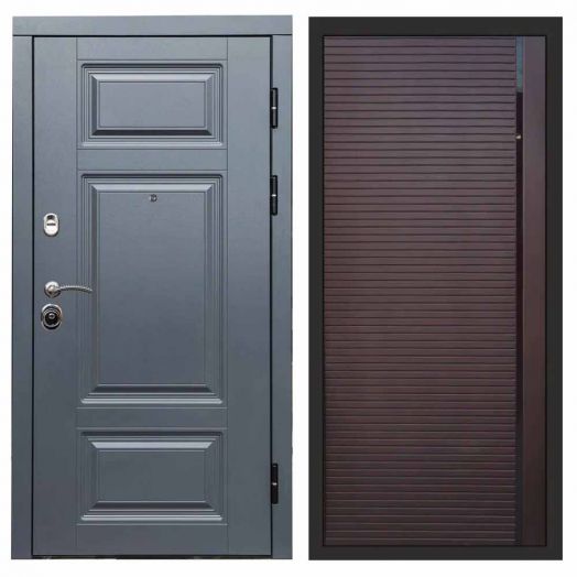 Входная дверь Termo-door Премиум винорит Грей с терморазрывом - Porte Шоколад