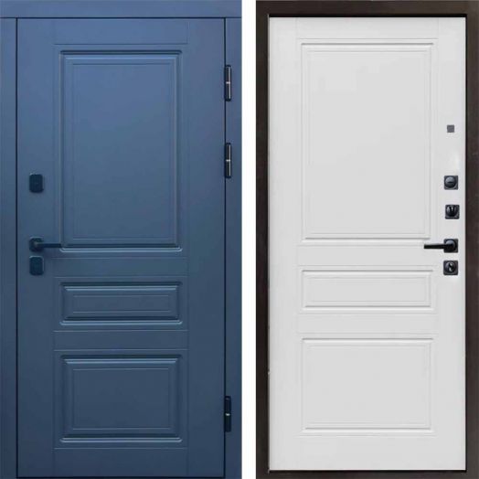 Входная дверь Termo-door Премиум винорит Орегон Графит с терморазрывом - Классика Лиственница