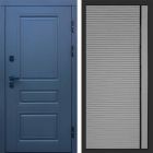 Входная дверь Termo-door Премиум винорит Орегон Графит с терморазрывом - Porte Грей софт