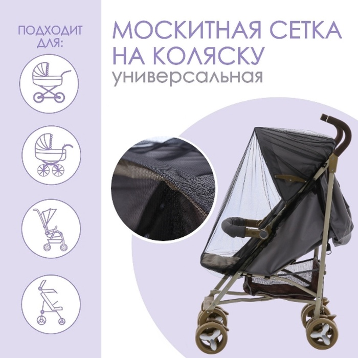Москитная сетка на резинке, чёрная