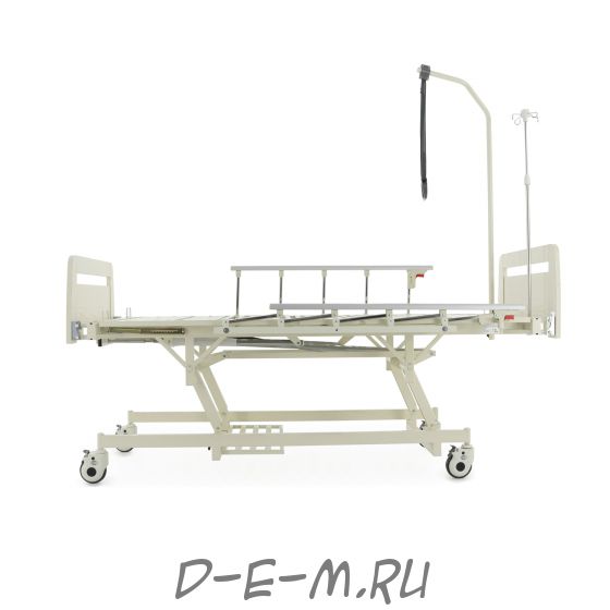 Кровать механическая Med-Mos E-31 (РМ-3024Д-02) с регулировкой высоты, растоматом и полкой