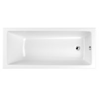 Прямоугольная акриловая ванна WHITECROSS Wave Slim 130x70 схема 1