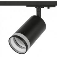 Wolta св-к трековый на шинопровод GU10 черный IP20 55x156x85 WTL-GU10/04B