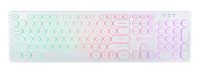 Клавиатура Oklick 420MRL White USB