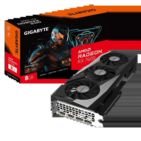 Видеокарта Radeon RX 7600 8Gb Gigabyte GV-R76GAMING OC-8GD