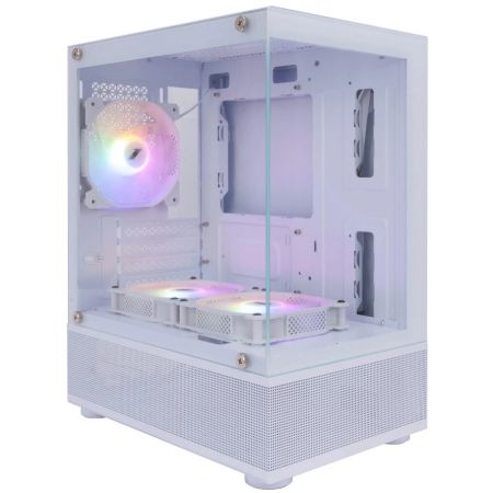 Корпус 1stPlayer MIKU Mi2-A White Mi2-A-WH-2F1R-W-1F1-W