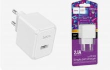БП сетевой, 1USB HOCO СS11A, 2100mA, белый