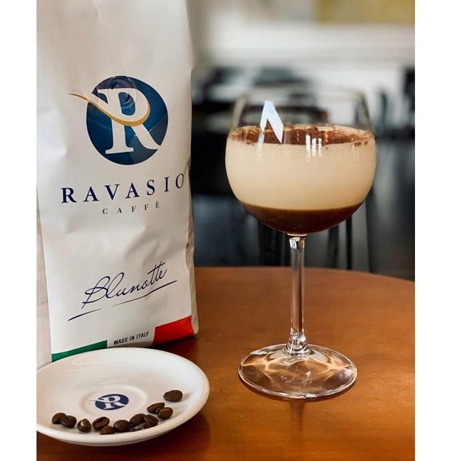 Кофе зерновой обжаренный Блу нотте 1000 г, Caffe' Blu notte Ravasio 1000 gr
