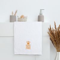 Полотенце махровое "Королева" 30х60+-5 см, 100% хлопок, 340 гр/м2