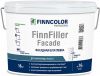 Шпатлевка Фасадная Finncolor FinnFiller Facade 16кг до 5 мм Акриловая, Финишная, Водостойкая, Малоусадочная / Финнколор