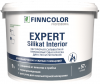 Краска Негорючая Finncolor Expert Silikat Interior 9л Силикатная, Белая для Стен и Потолков / Финнколор