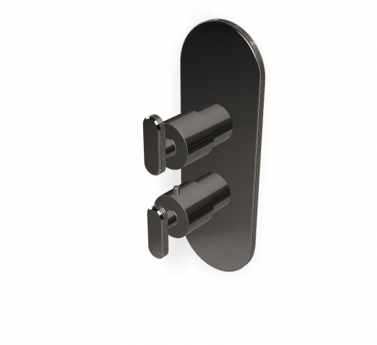 Термостатический смеситель Fima - Carlo Frattini Park Lane встраиваемый для душа F1309X7 схема 3