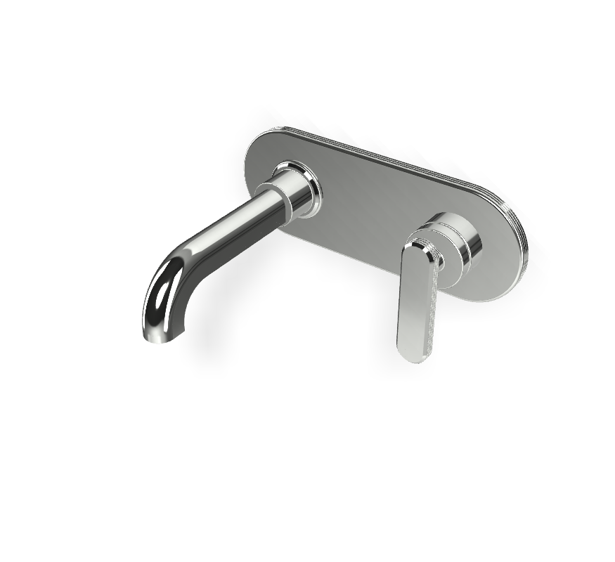 Однорычажный смеситель Fima - Carlo Frattini Park Lane настенный для раковины F1301WX5 ФОТО