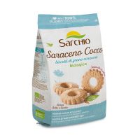 Печенье гречневое с кокосом без глютена 200 г, Saraceno Cocco, Sarchio, 200 g