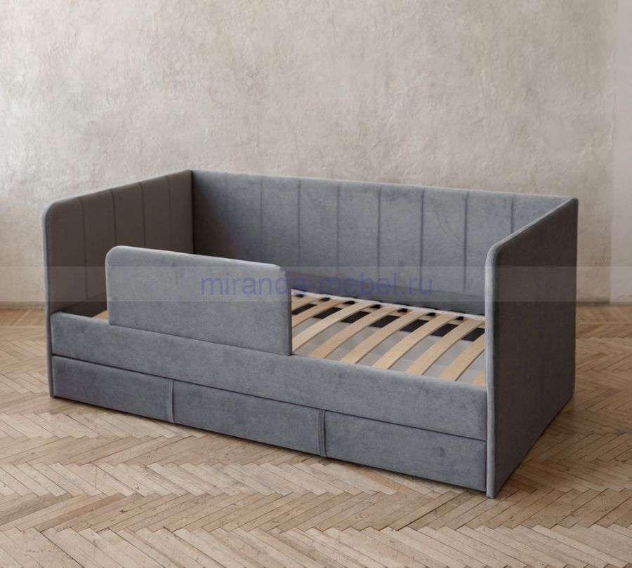 DREAM line 90*180 в полоску  (темно-серый)