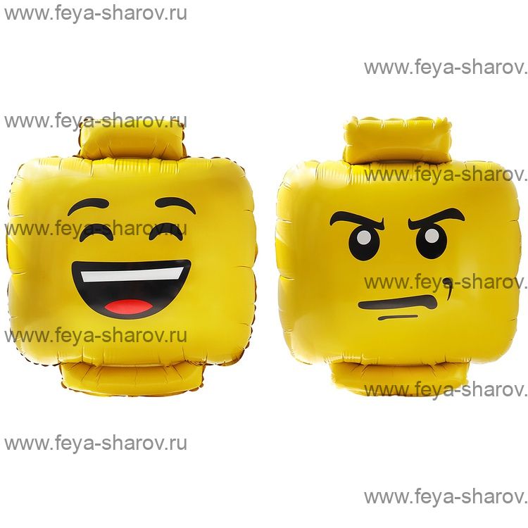 Шар конструктор улыбка 69 см