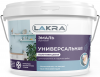 Эмаль Универсальная Lakra 2.5кг Белая, Акриловая, Полуглянцевая для Внутренних и Наружных Работ / Лакра.