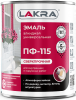 Эмаль ПФ-115 Lakra 2кг Белая Матовая, Атмосферостойкая, Алкидная, Сверхпрочная / Лакра.