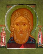Икона Даниила Переславского: Символ Веры и Чудес (рукописная)