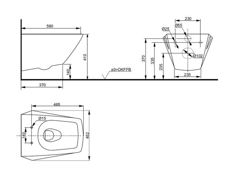 Унитаз подвесной TOTO JEWELHEX CW682EXW ФОТО