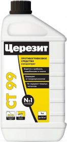Противогрибковое Средство (Концентрат) 1л Ceresit CT 99 для Уничтожения Грибка и Плесени / Церезит СТ 99