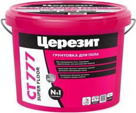 Грунтовка для Пола Ceresit CT 777 Super Floor 10л Белая для Ввпитывающих Минеральных Оснований Пола / Церезит.