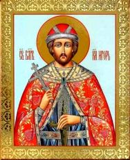 Икона великого князя Игоря: Вера, подвиг и вечная память (рукописная)