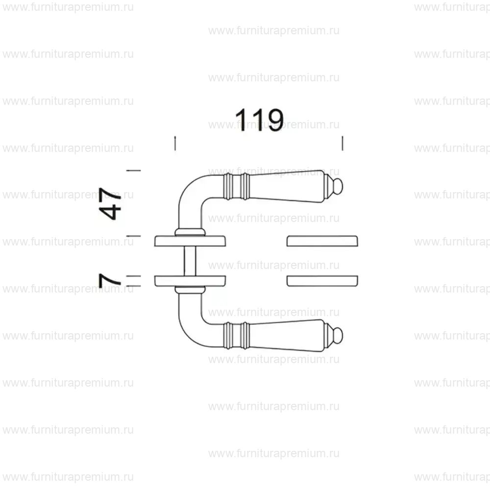 Ручка DND Daniela 391/12 (Martinelli)
