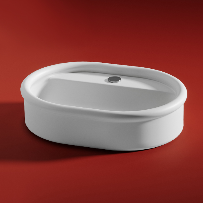 Изображение Раковина накладная Artceram Brera 60х45 см BRL002