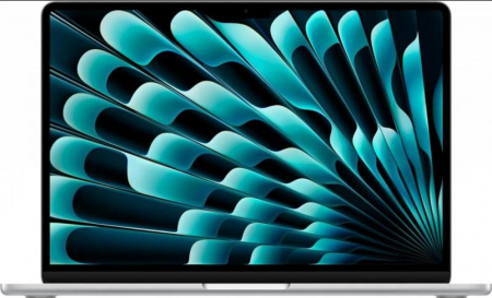 Apple Macbook Air MW0W3 [13.6" 2560 X 1664 16 Гб 256 Гб Apple M4 / 4.5 Ггц] Silver RU Клавиатура