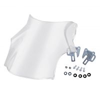 Ветровик для круглой фары мотоцикла прозрачный