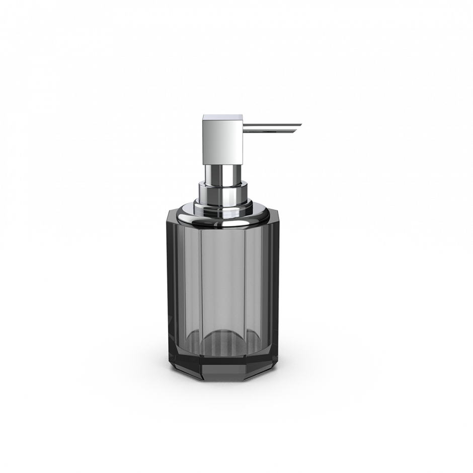 Дозатор для житкого мыла Decor Walther Kristall 09434 с хромированной фурнитурой ФОТО