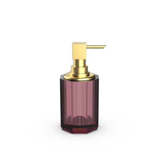 Дозатор мыла Decor Walther Kristall 09436 с фурнитурой матового золотого цвета схема 4 Дозатор мыла Decor Walther Kristall 09436 с фурнитурой матового золотого цвета схема 4