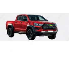 Брызговики с лого HILUX, увеличенные сзади, 4шт для 4WD Hilux
